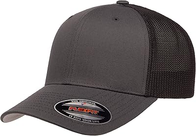 Uned update FlexFit Trucker - two -color - black - black/white, single size adjusted hat.. Discover a world of affordable shopping with DIAYTAR NIGERIA's vast marketplace delivered to you in days.