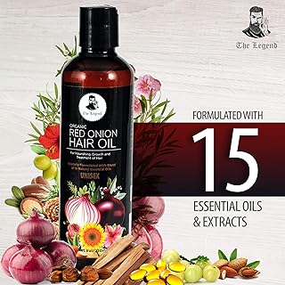 Haper oil with organic red onion The Legend with 15 natural essential oils - (250 ml).. Experience budget-friendly shopping at DIAYTAR NIGERIA, Nigeria's premier online marketplace with quick delivery.