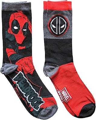 Set of 2 pairs of Marvel Deadpool socks for men.. Shop for everything you need at DIAYTAR NIGERIA, with budget-friendly prices and quick delivery.