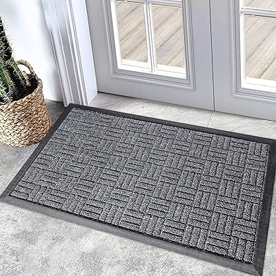 Entrance doormat, 75 x 43 cm, all seasons, backyard doors, safe for inner and exterior use, non-slip, absorbent and waterproof rubber support, anti-salety carpet for entrance.. Experience shopping freedom with DIAYTAR NIGERIA's vast selection and dependable nationwide shipping.