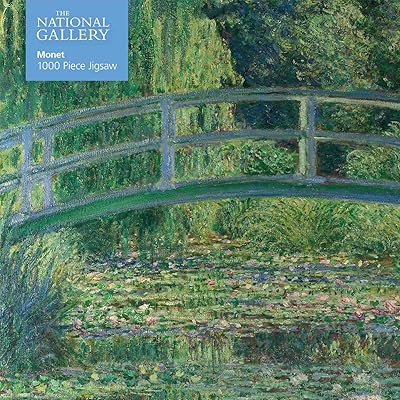 Adults Puzzle National Gallery Monet: Pont sur Lily Pond: Puzzles of 1000 pieces.. DIAYTAR NIGERIA: Your trusted e-commerce partner with extensive product choices and affordable delivery.