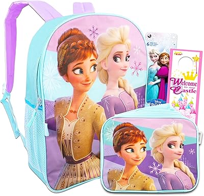 Backpack and Lunch Disney Backpack and Snow Queen for Girls.. Shop smart with DIAYTAR NIGERIA, offering a vast product range delivered to your doorstep within a week.