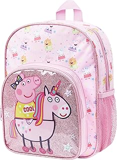 Peppa Pig Children's Backpack Girls Bag for Kindergarten Clock Gifts.. Experience the power of choice with DIAYTAR NIGERIA's extensive catalog and reliable delivery service.