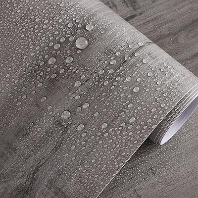 Wallpaper to peel off and stick in Vanessa gray wood 16 x 300 cm wallpaper in vintage wood grain vinyl vinyl for kitchen cabinets and shelves.. DIAYTAR NIGERIA connects desires with reality through affordable prices and reliable delivery service.