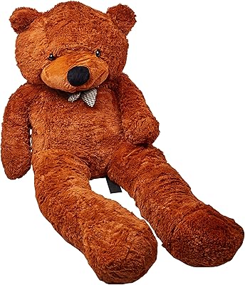 Large teddy bear, 160 cm - brown, ideal gift for children and women.. DIAYTAR NIGERIA delivers on our promise of variety, affordability, and prompt nationwide service.