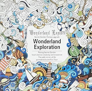 Secret Garden Wonderland Explorerlivre of 24-page anti-stress coloring pages for adults.. DIAYTAR Nigeria: Discover more, spend less, and enjoy delivery within 5–8 days.