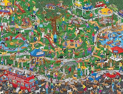 500 -piece Springbok puzzle from The Dog Park.. DIAYTAR NIGERIA: Your partner in affordable online retail with reliable shipping across Nigeria.