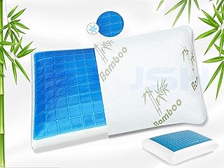 Memory foam pillow with bamboo gel and hypoallergenic pillowcase, average 55 cm.. Discover the convenience of DIAYTAR NIGERIA's vast e-commerce platform with delivery in just 5-8 days.