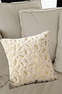 Decorative cushion cover with feathered feathered feathered for decoration.. Your shopping aspirations fulfilled at DIAYTAR NIGERIA with competitive prices and reliable delivery.
