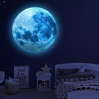 Wall stickers shining in the night moon that shines stickers for ceiling.. Affordable shopping made easy on DIAYTAR Nigeria, with fast delivery from 5 to 8 days.
