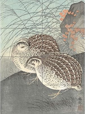 Artery8 Ohara Koson two full moon quail Japanese painting XL Power Panel Géant (8 sections).. Shop with confidence at Nigeria's leading affordable e-commerce platform with reliable delivery services.