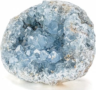 Califano Geode Cluster Raw Celestite Crystal AA Plus Celestite Pierre.. DIAYTAR NIGERIA delivers what you want at prices you'll love, all within 5-8 days nationwide.