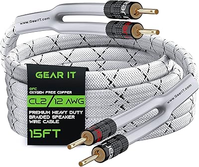 Gear it's cable wire Robust braided speaker 12awg (15 feet).. DIAYTAR NIGERIA: Your partner in affordable online retail with reliable delivery across the nation.