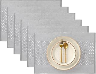 Set of 6 folk rustic tablecloths 13 x 19 "100 %.. DIAYTAR NIGERIA: Where shopping meets satisfaction with affordable prices and delivery within 8 days.