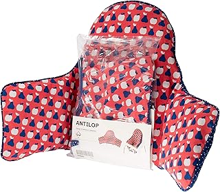 Ikea Antelope inflatable support cushion with 2 red/blue covers (for high chair).. Shop from anywhere in Nigeria and receive your DIAYTAR purchases at affordable prices within a week.