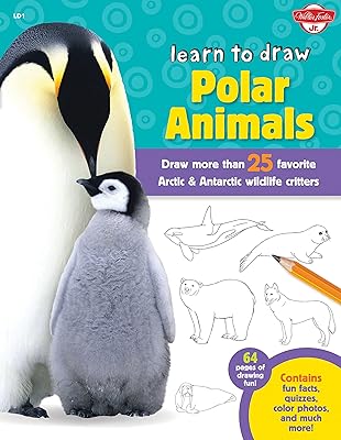 Learn to draw polar animals: draw more than 25 favorite fauna creatures.. DIAYTAR NIGERIA: Nigeria's answer to affordable online shopping with reliable 5-8 day delivery guarantee.