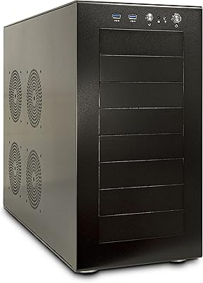 Inter-Tech Tower Server Y-5508 222 x 560 x 440 mm Black.. DIAYTAR NIGERIA: Where every Nigerian finds what they need at prices they can afford, delivered promptly.