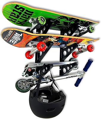 Storeyourboard storage support for skateboard and longboard, Trifecta wall display, organizer for the house and the garage.. DIAYTAR NIGERIA delivers on convenience and affordability with our reliable nationwide shipping.