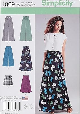 Simple knitting model 1069: Shorts, pants or skirts in two lengths, size: P5 (12-14-16-18-20), paper, white.. Make every purchase count with DIAYTAR Nigeria — shop smart, shop fast.