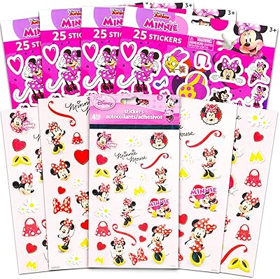 Minnie Mouse Minnie Mouse sticker package - Le Lot includes more than 150 Minnie Mouse stickers (8 sticker sheets, Minnie party supplies).. DIAYTAR NIGERIA: Where affordability meets variety, with thousands of products delivered in less than 8 days.