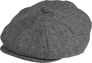 Peaky Blinders Cap flat style 'Newsboy' 8 pieces - variations in tweed wool fabric.. Experience the future of online shopping with DIAYTAR NIGERIA's extensive product range and competitive pricing.