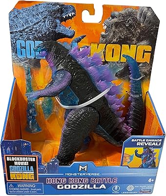 Combat figurine Godzilla in Kong Monster against Hong Kong (Godzilla, 6 inches).. Experience the DIAYTAR difference with our vast product selection and delivery within 5-8 days.