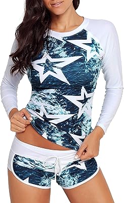 Two-piece swimsuit long-sleeved sports for women, sun protection, S-XXXL.. Your digital shopping destination, DIAYTAR NIGERIA combines variety with affordability and quick delivery.