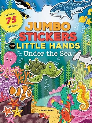Giant stickers for small hands: under the sea: includes 75 stickers.. From Lagos to Kano, DIAYTAR Nigeria delivers across Nigeria in days.