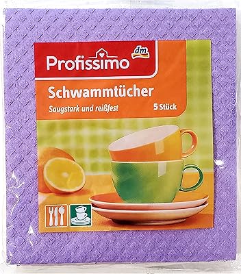 German foam fabrics Professimo - 1 pack of 5 towels - imported from Germany.. DIAYTAR NIGERIA: Your trusted e-commerce partner with extensive product choices and affordable delivery.