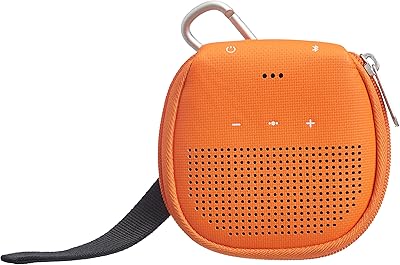 Protective case with support for Bluetooth bose soundlink micro of Amazonbasics - orange speakers.. Discover why millions choose DIAYTAR for affordable online shopping with delivery in just 5-8 days.