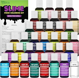 Liquid gel food coloring 36 colors, perfect decoration kit with primary, secondary and neon colors - food quality, 22 ml, non -toxic bottles.. Shop like never before with DIAYTAR NIGERIA's comprehensive marketplace and budget-friendly shipping.