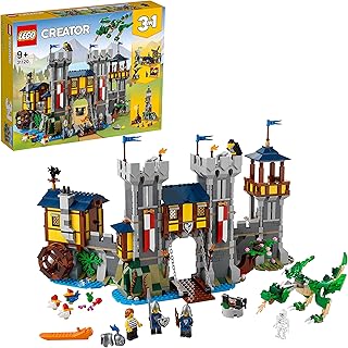 Set of toys Medieval Château Lego Creator 3-in-1 31120.. DIAYTAR NIGERIA: Bridging the gap between consumers and quality products with affordable nationwide shipping.
