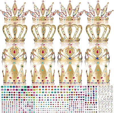 Set of 24 princess festive tiaras for children (gold).. DIAYTAR NIGERIA delivers more than purchases - we deliver affordable shopping solutions within the week.