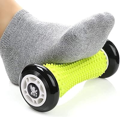 H&S feet massage roll, massage stick of wrists and forearms for plantar fasciitis - black.. DIAYTAR NIGERIA: Where every purchase is affordable and delivery is always within a week.