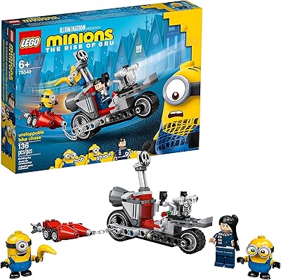 LEGO® CONSTRUCTION GAME MINIONS The unstoppable bicycle pursuit 75549 (136 pieces).. Shop with confidence at DIAYTAR NIGERIA, offering extensive product variety with nationwide delivery.