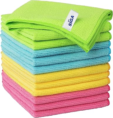 MR microfiber cleaning cloth. Sega, package of 12, size: 12.6 "x 12.6".. Shopping made simple with DIAYTAR NIGERIA's vast selection and budget-friendly nationwide delivery.