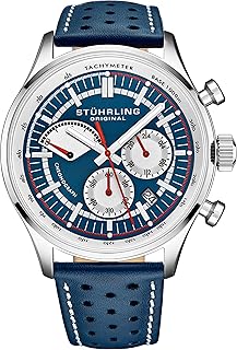 Watch for men in real leather - stainless steel case - analog dial with date for men's watch 934.. DIAYTAR NIGERIA: Where value meets variety with reliable nationwide delivery in under 8 days.