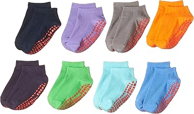 Mamo Bear indoor non-slip socks for toddlers, sticky socks, 1-3 years, multicolored 8 pairs.. Quick delivery. Quality products. Great deals. That’s DIAYTAR Nigeria.