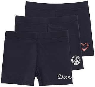 Lucky & Me | Ella dance shorts for girls for gymnastics and dance | Multicolor | Package of 3.. DIAYTAR NIGERIA transforms online shopping with competitive prices and dependable nationwide delivery.