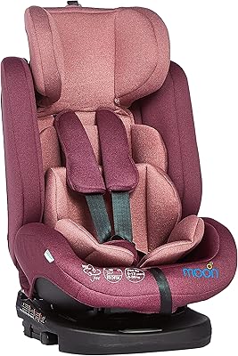 MOON ROVER AUTO ILL - set of children's travel equipment 0-1-2-3 - Children's car seat 360 degrees with ISOFIX - Children's safety products for newborns up to 12 years old - Convertible car accessories in front and back - Pink.. DIAYTAR NIGERIA: Connecting every Nigerian with quality products at prices everyone can afford.