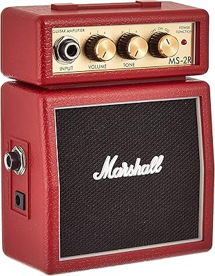 Mini ampli marshall amp ms2 : rouge.. DIAYTAR NIGERIA brings a world of products to your fingertips with affordable prices and quick delivery.