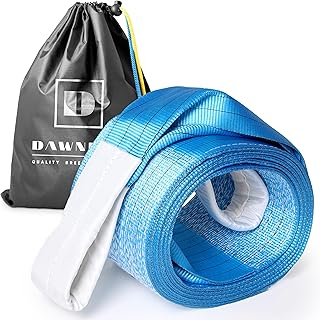 Robust towing strap 68,000 lb 3.0 feet - Dawnerz 75 -tonne towing rope 9 m for bin trucks and semi -trators.. DIAYTAR NIGERIA: Where smart shoppers find everything they need at prices they can afford.