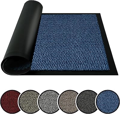 Blado interior and exterior washable doors - Sustainable non -slip interior doormat - Large elegant rubber wallpaper - Passelon dust perfect for interior and exterior (blue, 50 cm x 80 cm).. Experience hassle-free shopping with DIAYTAR NIGERIA's user-friendly platform and prompt delivery service.