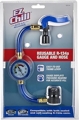 Cooling gauge and liquid for interimmics car air conditioning, Ez chill air conditioning charging kit reusable for cars and trucks.. Why shop anywhere else? DIAYTAR Nigeria has it all and delivers fast.