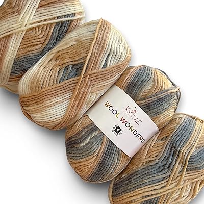 Wool Wonders Medium Heavy Shadow Assortment of threads 4 30 % Australian wool and 70.. DIAYTAR NIGERIA: Your gateway to affordable shopping with thousands of products delivered nationwide.