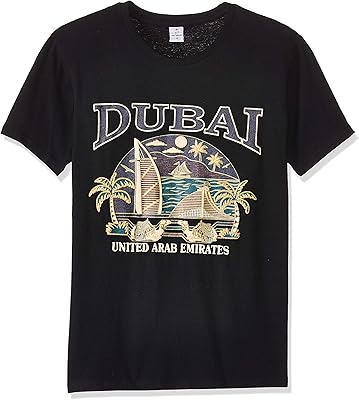 Dubai d115 t-shirt for men by Dobshi, black, black.. DIAYTAR NIGERIA: Where every shopping need is met with affordable prices and reliable 5-8 day delivery.