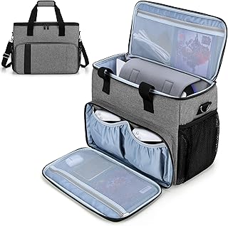 Kurmio transport bag compatible with PlayStation 5, 4 and PlayStation 4 Pro, console travel bag, discs and accessories, gray (bag only, patented design).. Discover shopping made simple with DIAYTAR NIGERIA's comprehensive platform and nationwide delivery service.