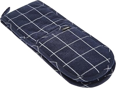 Double Ladell Eco-Chek kitchen glove, size 17 cm x 89 cm, navy blue.. DIAYTAR NIGERIA: Where shopping is a pleasure with affordable prices and reliable delivery service.