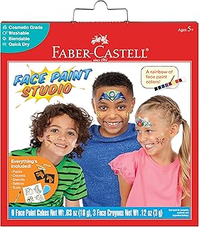 Faber -Castell Face Paint Kit - Kids Face Paint Kit - Non -toxic Face Paint for Halloween, Children's Holidays, Carnavals and Rain Days Activities.. Experience the convenience of one-stop shopping with DIAYTAR NIGERIA's diverse and affordable marketplace.