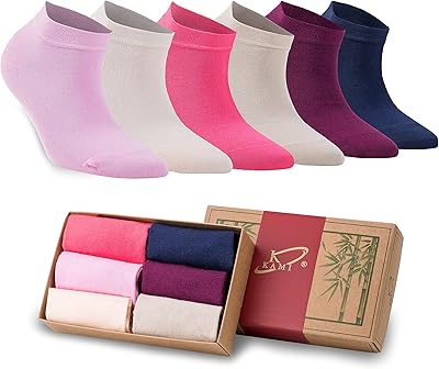 Kami® Bamboo socks for women white pink ecru navy blue brown with box.. Experience the power of choice with DIAYTAR NIGERIA's vast catalog and affordable 5-8 day delivery.